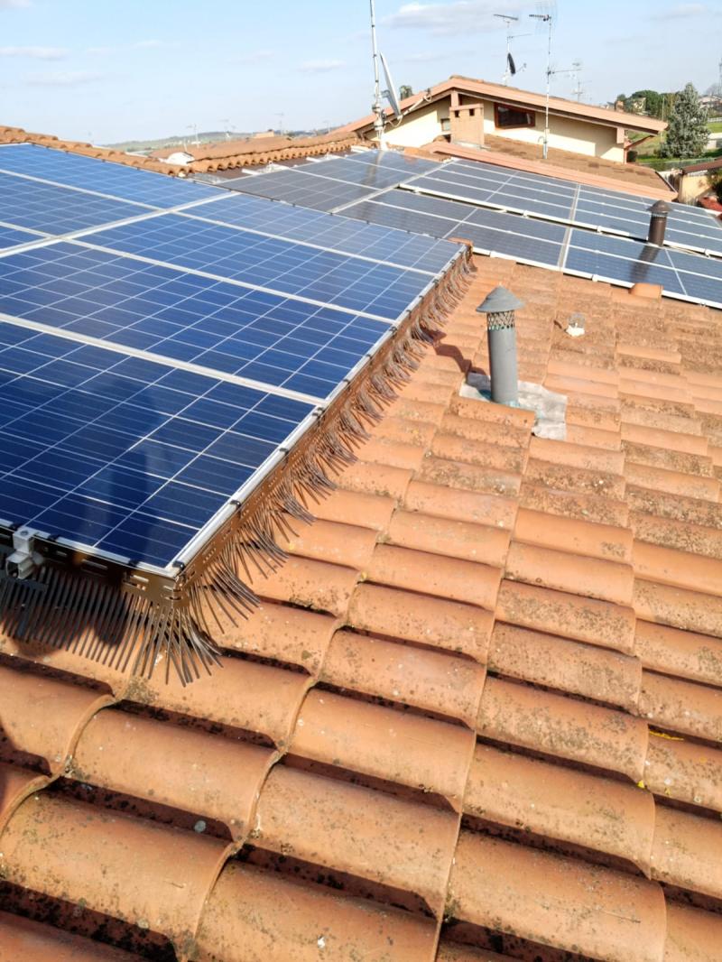 Parapiccioni per pannelli fotovoltaici
